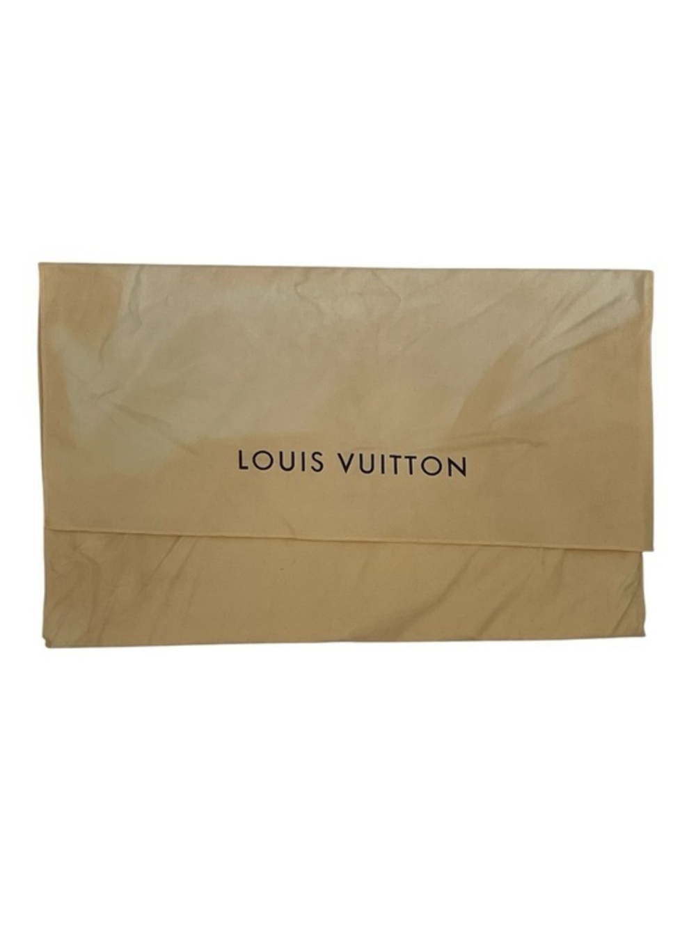 Authentic Louis Vuitton Beige Cotton Envelope Style Dust Bag